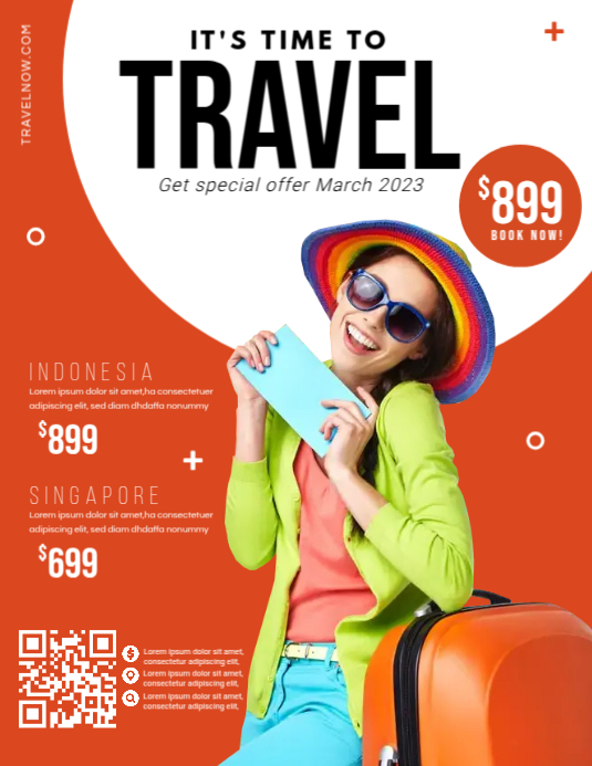 Travel Holiday Package Template | PosterMyWall