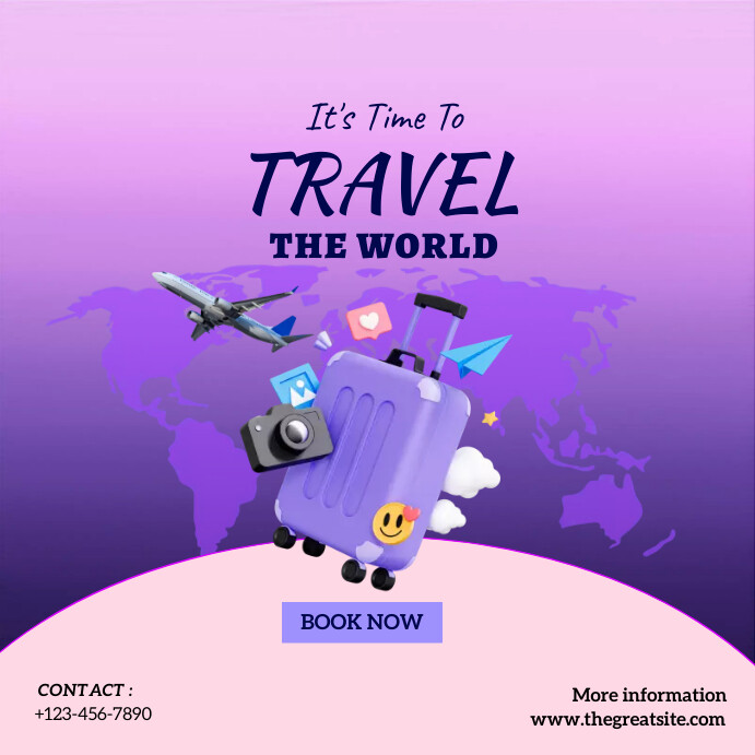 Travel Instagram Post Template | PosterMyWall