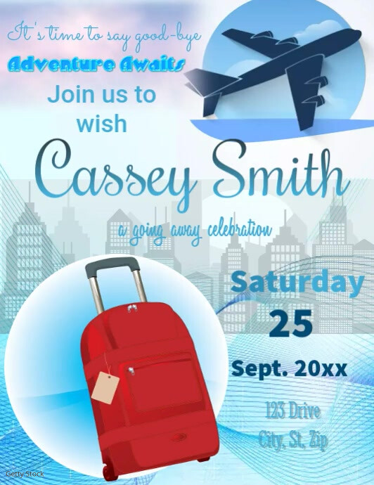 Travel Invite Template | PosterMyWall