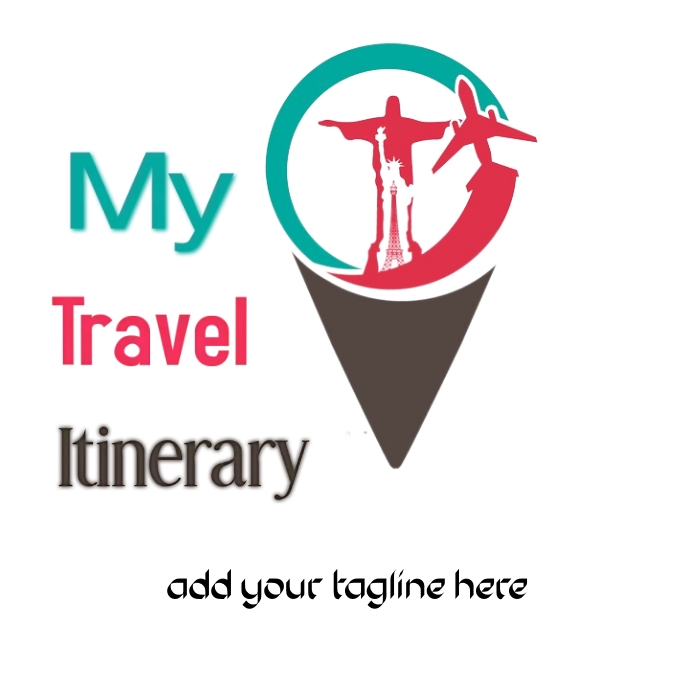 travel itinerary logo Template | PosterMyWall