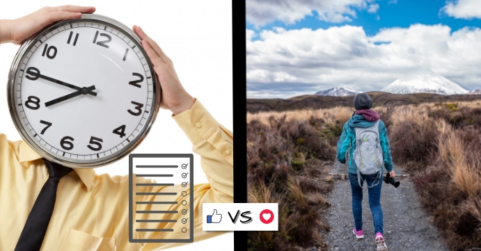 Travel Itinerary vs Free Facebook-gebeurtenisomslag template