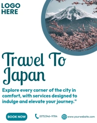 Travel Japan Tour Poster/Wallboard template