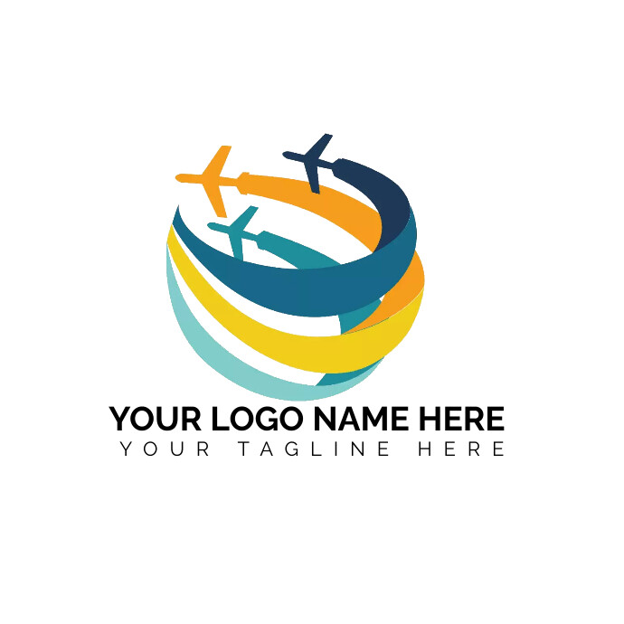 Travel logo template