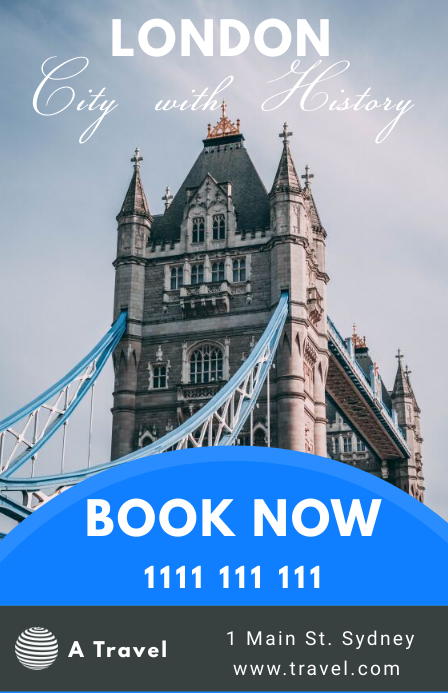 London Flyer Examples travel London Flyer Template | PosterMyWall