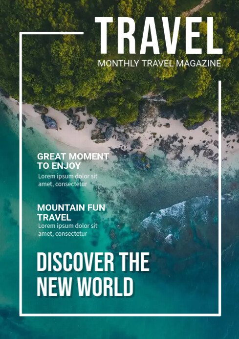 Travel Magazine Cover Template | PosterMyWall