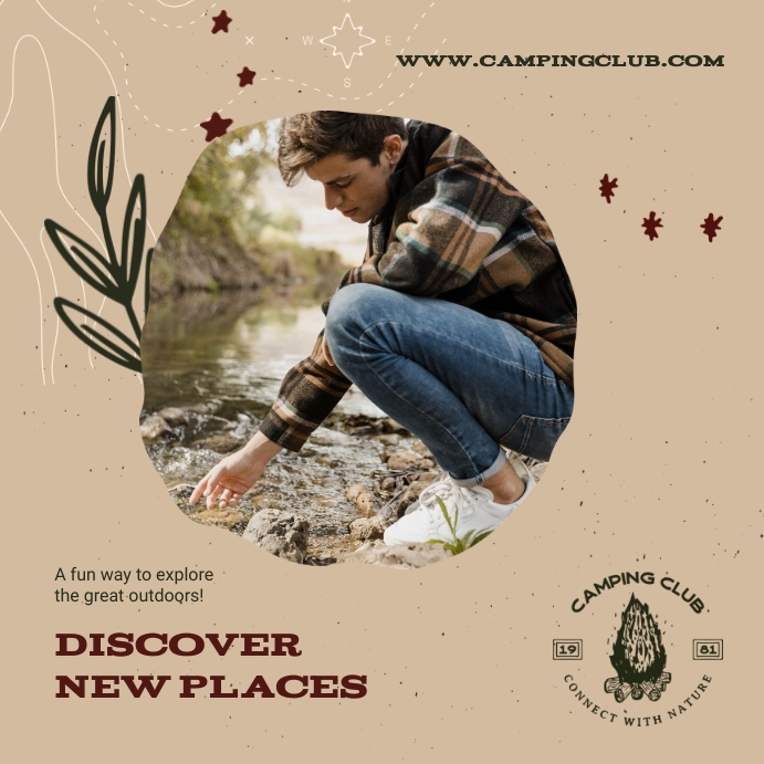 Travel New Place Template | PosterMyWall