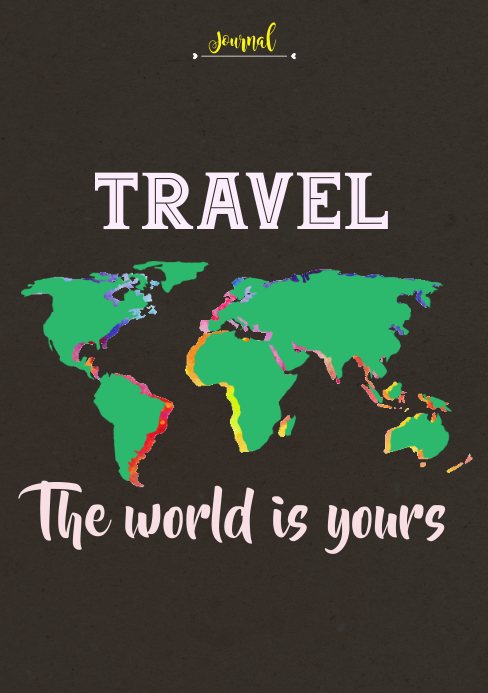 Travel Notebook Cover Template Postermywall