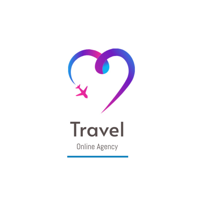 Travel online agency logo Template | PosterMyWall