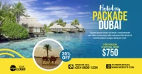 Travel Package Facebook Ad template