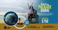 Travel Package Facebook Ad template