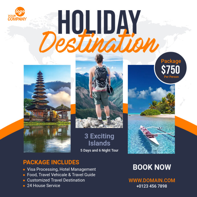 Promotion Package Travel Package Offer Template | PosterMyWall