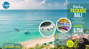 Travel Package Social Media Post template