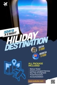 Travel Pinterest Graphic template