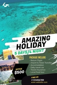 Travel Pinterest graphics Template