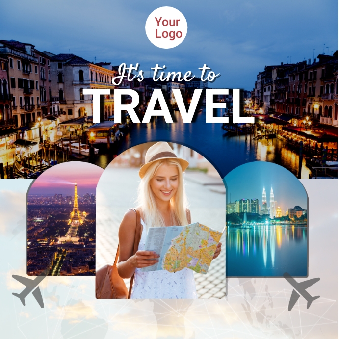 Travel Guidepost Travel post Template | PosterMyWall