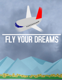 Fly Travel Poster Template | PosterMyWall