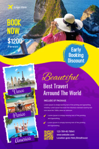 Orange Fall Travel Template | PosterMyWall