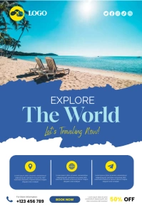 Travel Poster Template Affiche