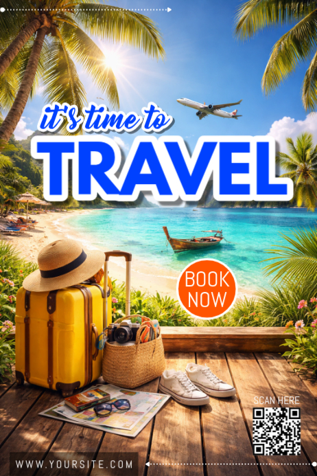 Travel Promotion Posters Template | PosterMyWall