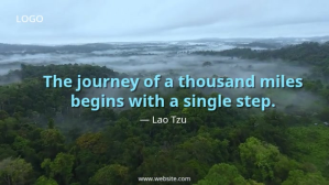 Travel Quote Design Template Digital Display (16:9)
