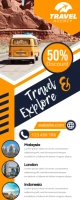 Travel Rollup Banner template
