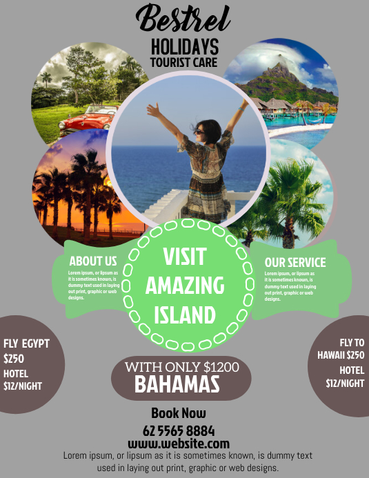Travel Template Flyer Design Postermywall