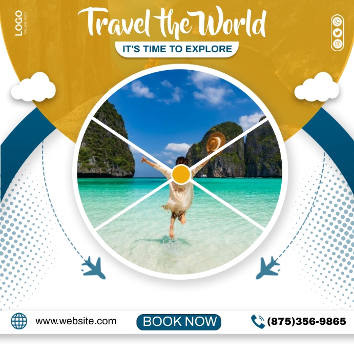 Plantilla de Travel The World | PosterMyWall