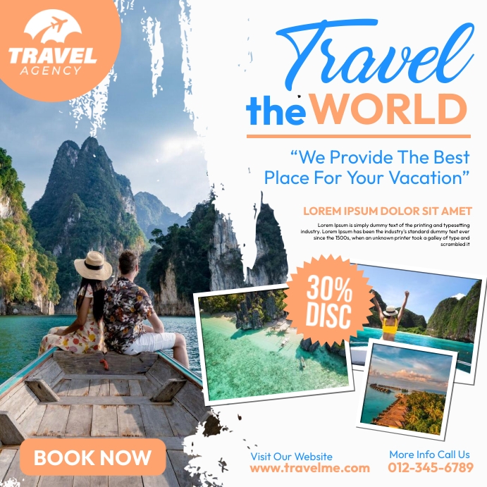 Travel the World Template | PosterMyWall