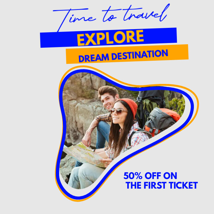 Copy of Travel Time Instagram Post | PosterMyWall