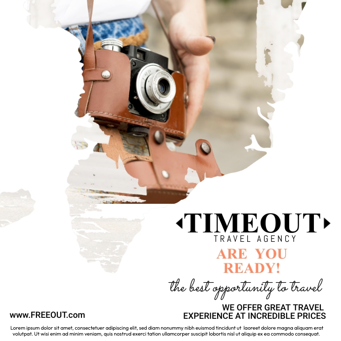 Travel Timeout Design Template | PosterMyWall