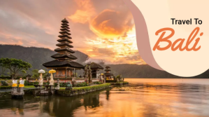 Brown Travel to Bali Præsentation Template