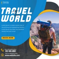 Travel Tour Ads Kwadrat (1:1) template