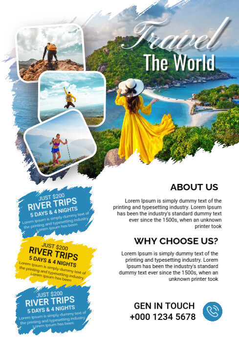 Travel tour Template | PosterMyWall
