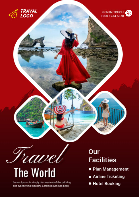 Travel tour Template | PosterMyWall
