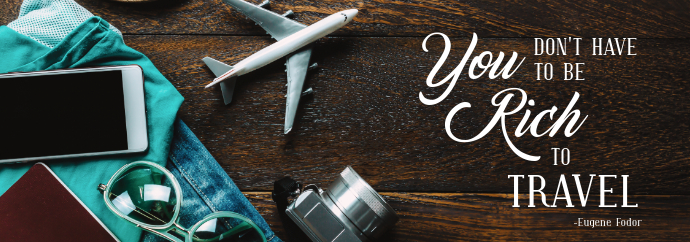 Travel Tumblr Banner With Quote Template Postermywall