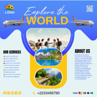 Travel video Post template