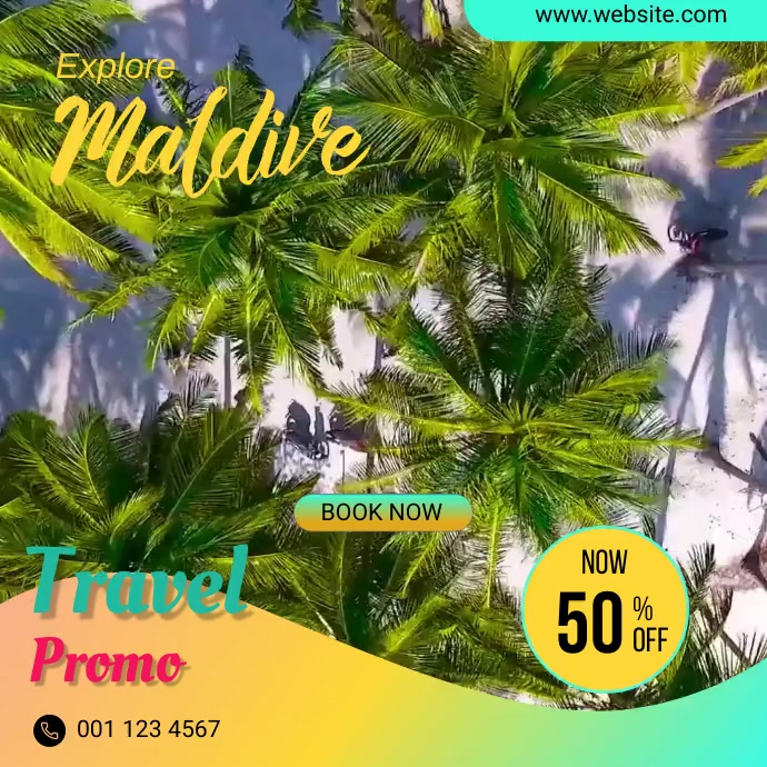 Travel Video Promo Ads Template | PosterMyWall