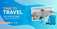 Travel Webinar Facebook Shared Image template