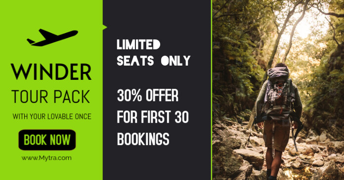 Travel Winder Tour Ad Facebook Shared Image template