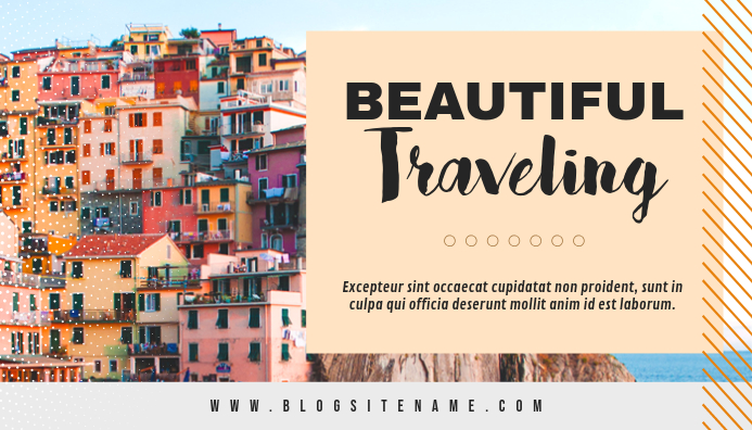 Traveling Guide Blog Header Template | PosterMyWall