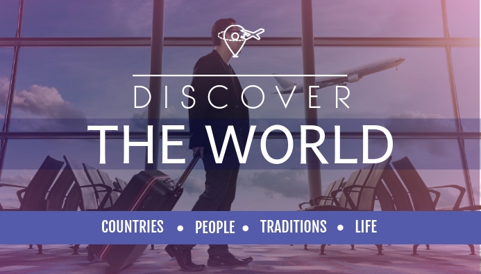 Traveling Guide Blog Header Template | PosterMyWall