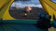 traveller tourist camping in night Miniatura do YouTube template