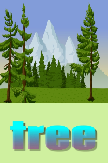 tree Poster template