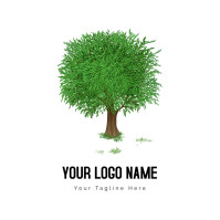 White Tree Graphics Logo Logo Template