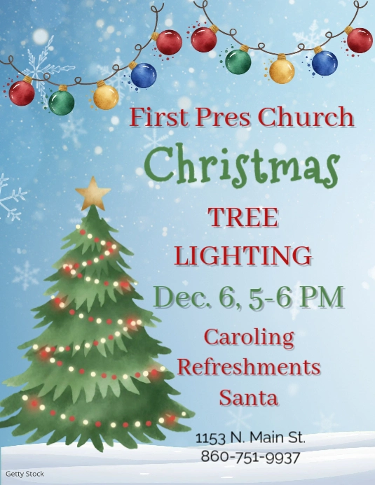 Modèle Tree Lighting | PosterMyWall