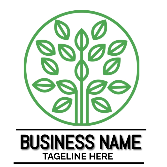 Tree logo, garden logo ,home gardening logo, Logotyp template