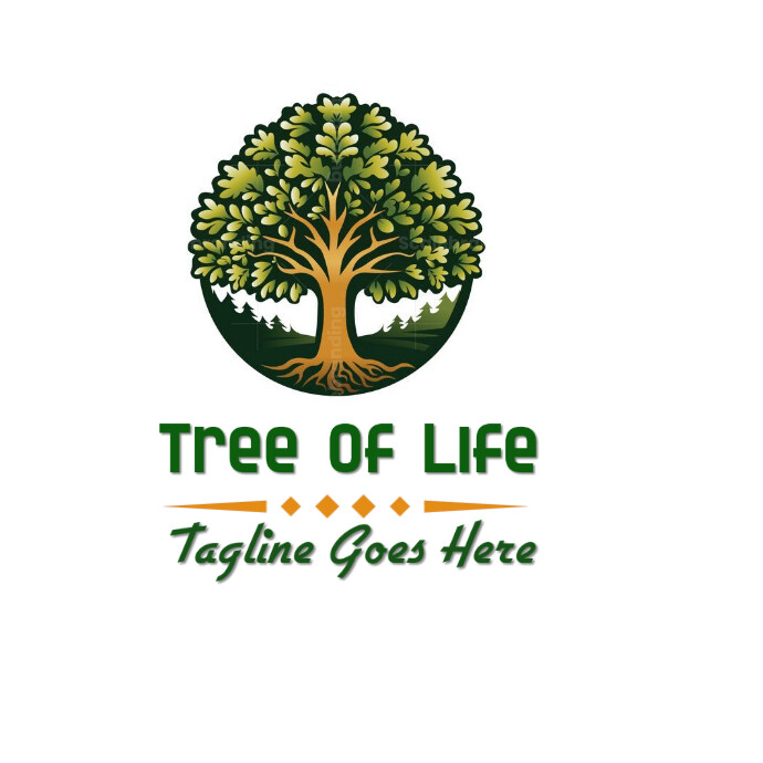 Tree logo template