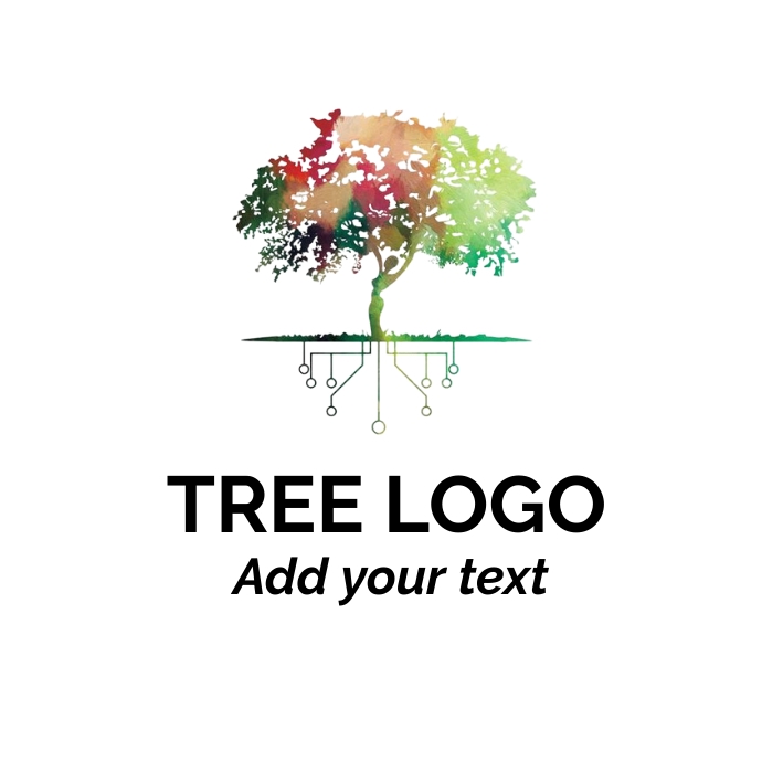 tree logo 徽标 template