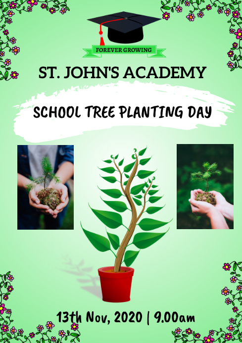 Copy of Tree planting | PosterMyWall