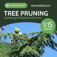 tree pruning professional services Instagram Post template